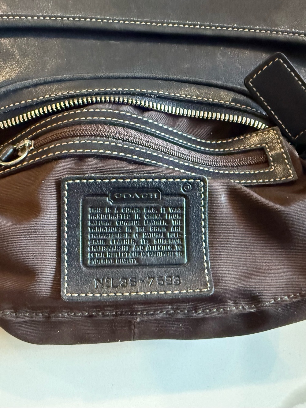 COACH-Hampton Demi Hobo- #7593 circa 2012 - Picture 5 of 9